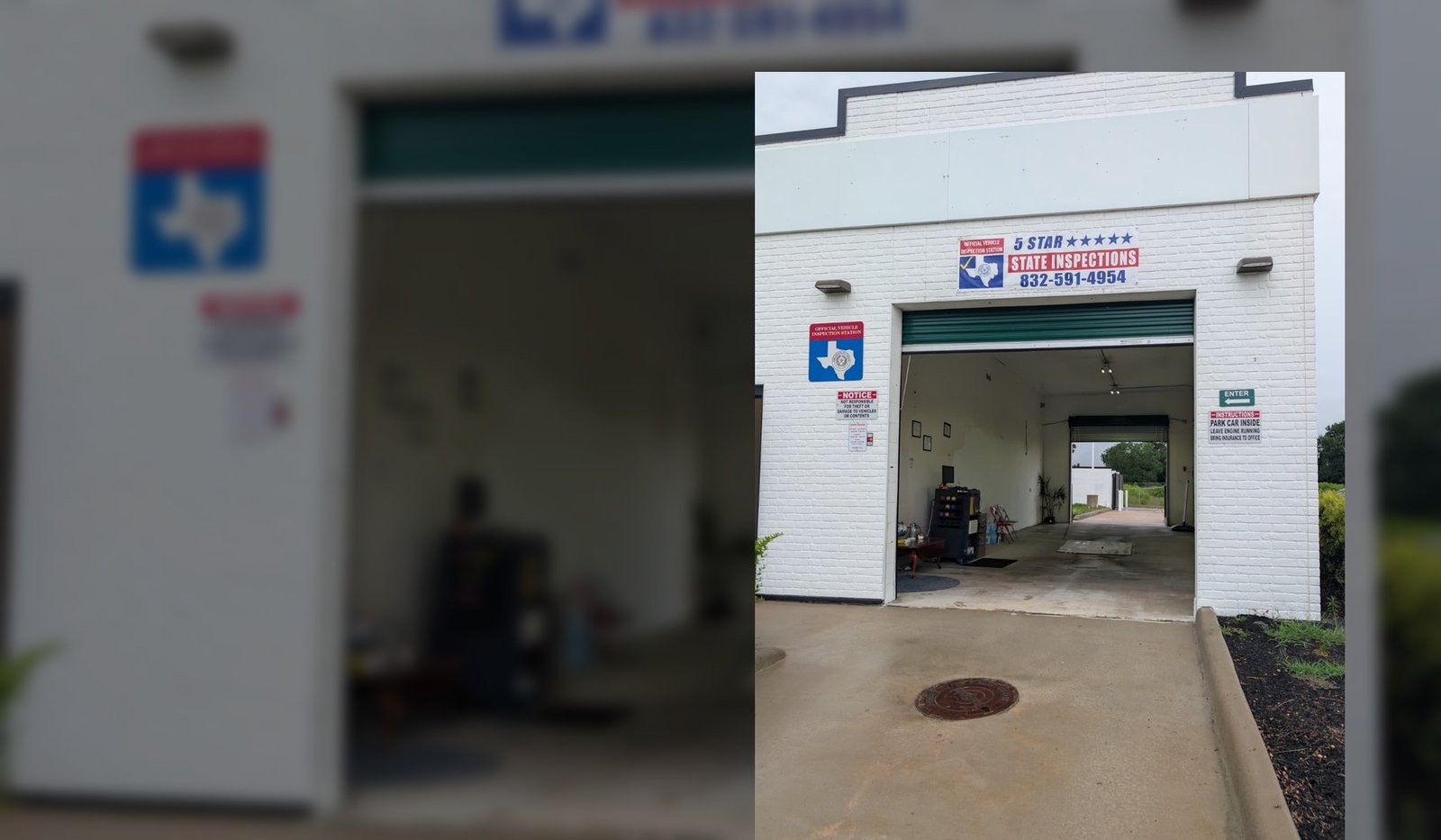 Front entrance of 5 Stars Auto Inspection